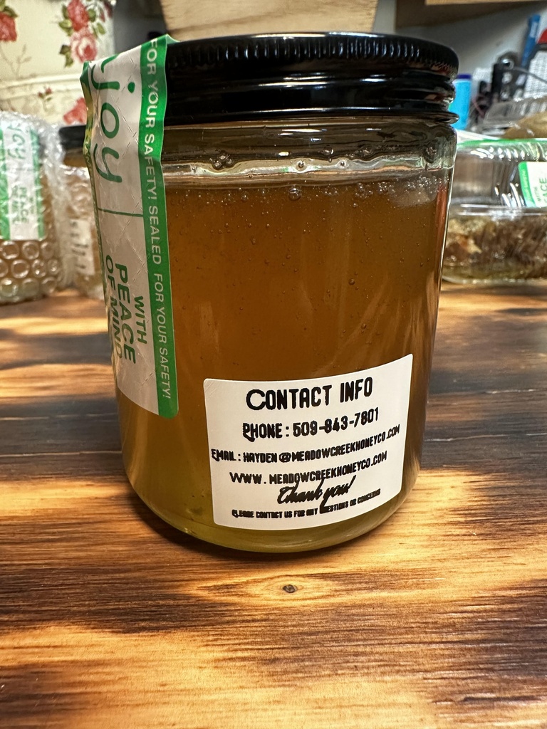 8oz Raw Wildflower Honey